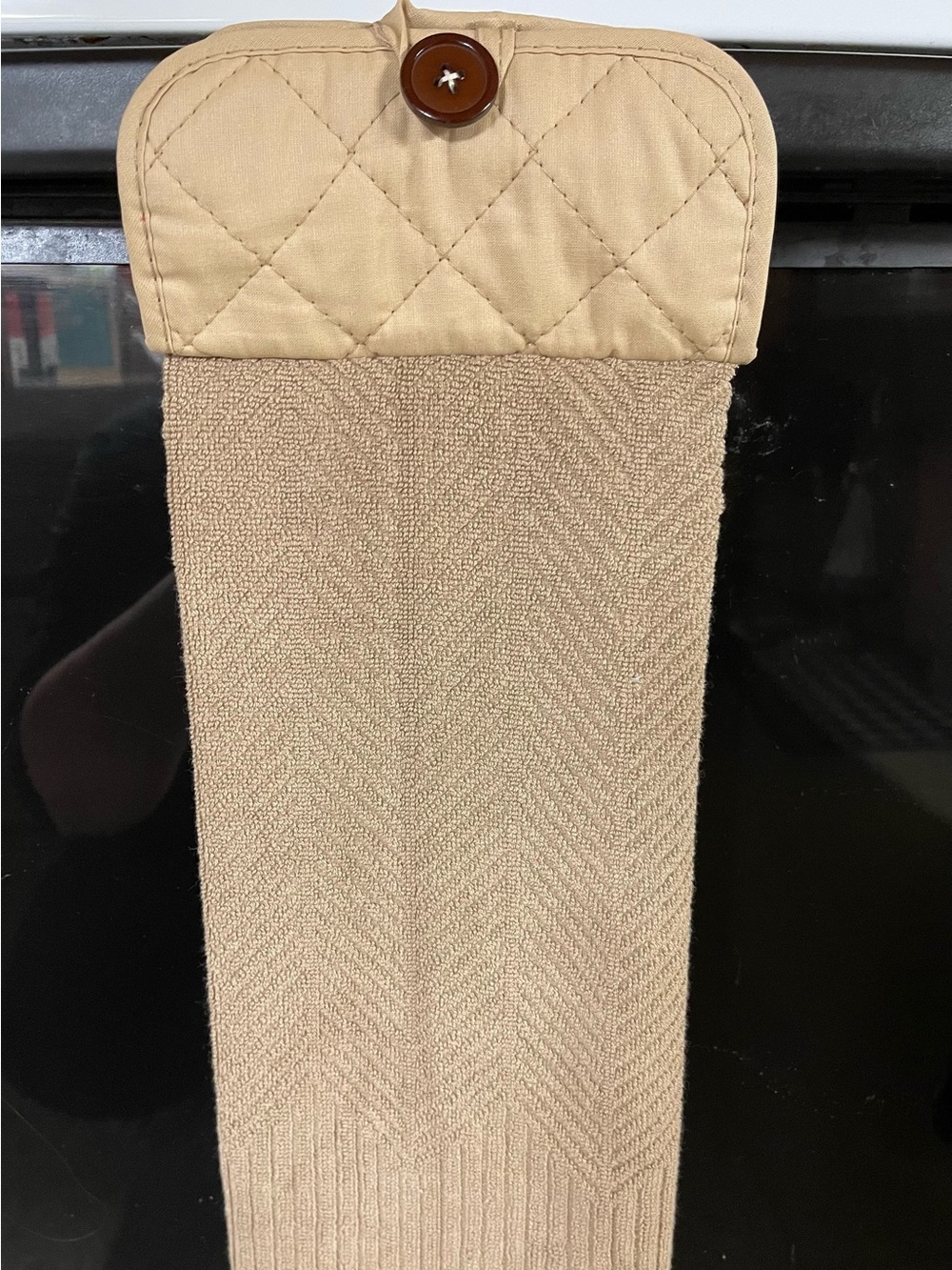 Basic Hanging Towel Oven Door Towel Neutral Tone Browns